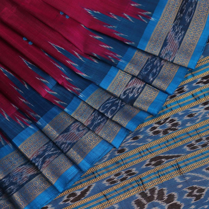 Handloom Khandua Silk Ikat Saree Handloom Saree_Khandua Silk Priyadarshini Handloom