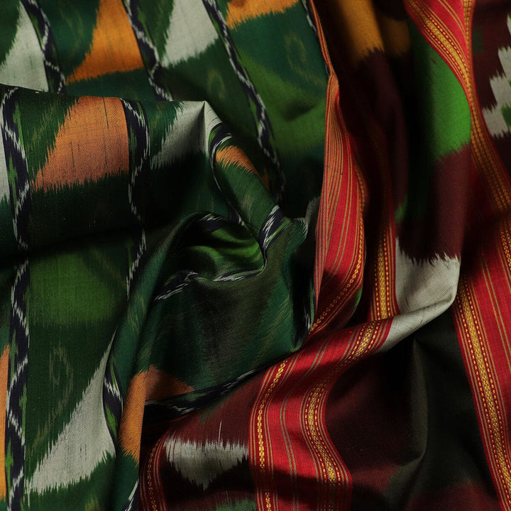 Handloom Khandua Silk Ikat Saree Handloom Saree_Khandua Silk Priyadarshini Handloom