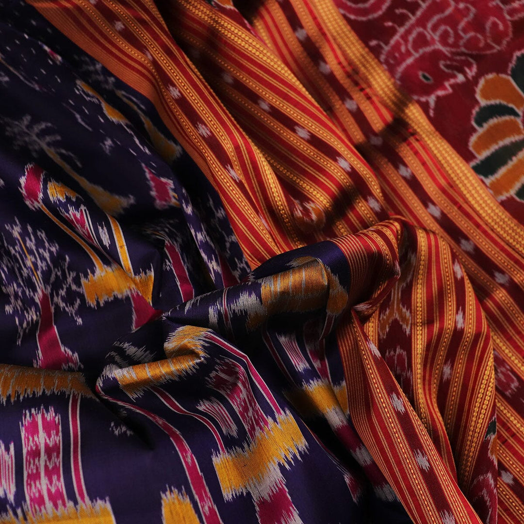 Handloom Khandua Silk Ikat Saree Handloom Saree_Khandua Silk Priyadarshini Handloom