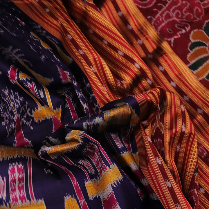 Handloom Khandua Silk Ikat Saree Handloom Saree_Khandua Silk Priyadarshini Handloom