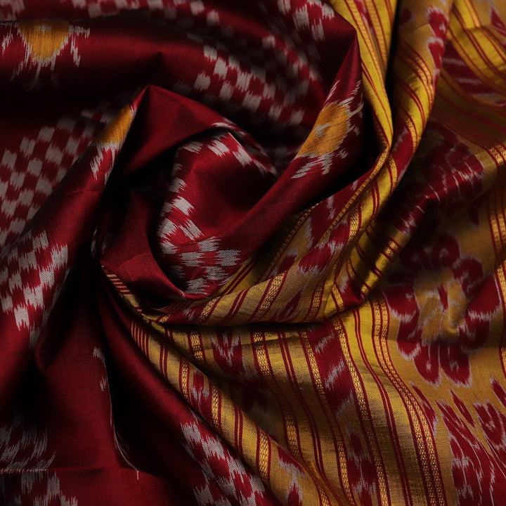 Handloom Khandua Silk Ikat Saree Handloom Saree_Khandua Silk Priyadarshini Handloom
