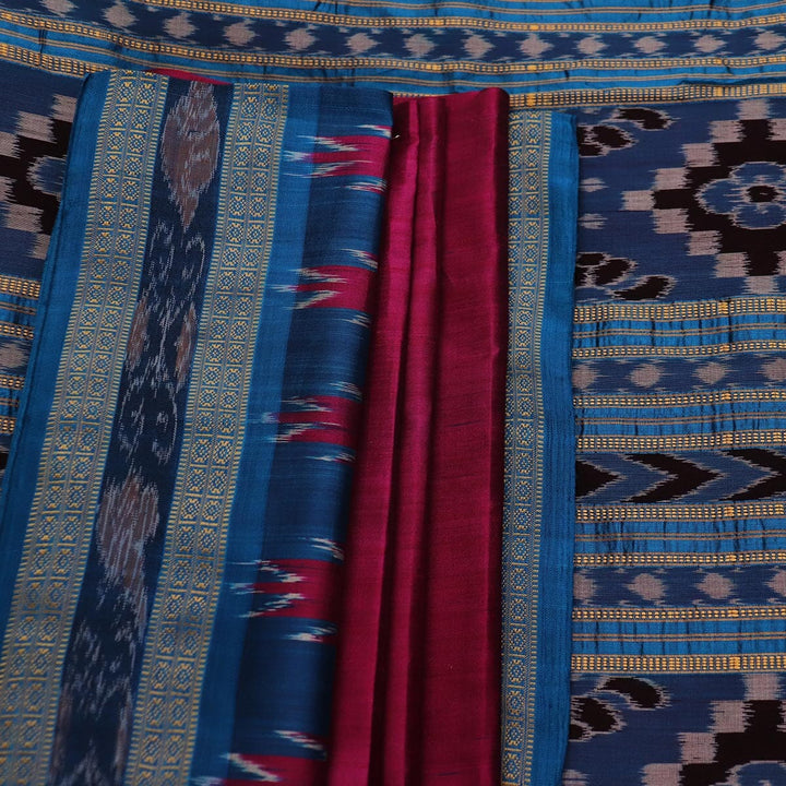 Handloom Khandua Silk Ikat Saree Handloom Saree_Khandua Silk Priyadarshini Handloom