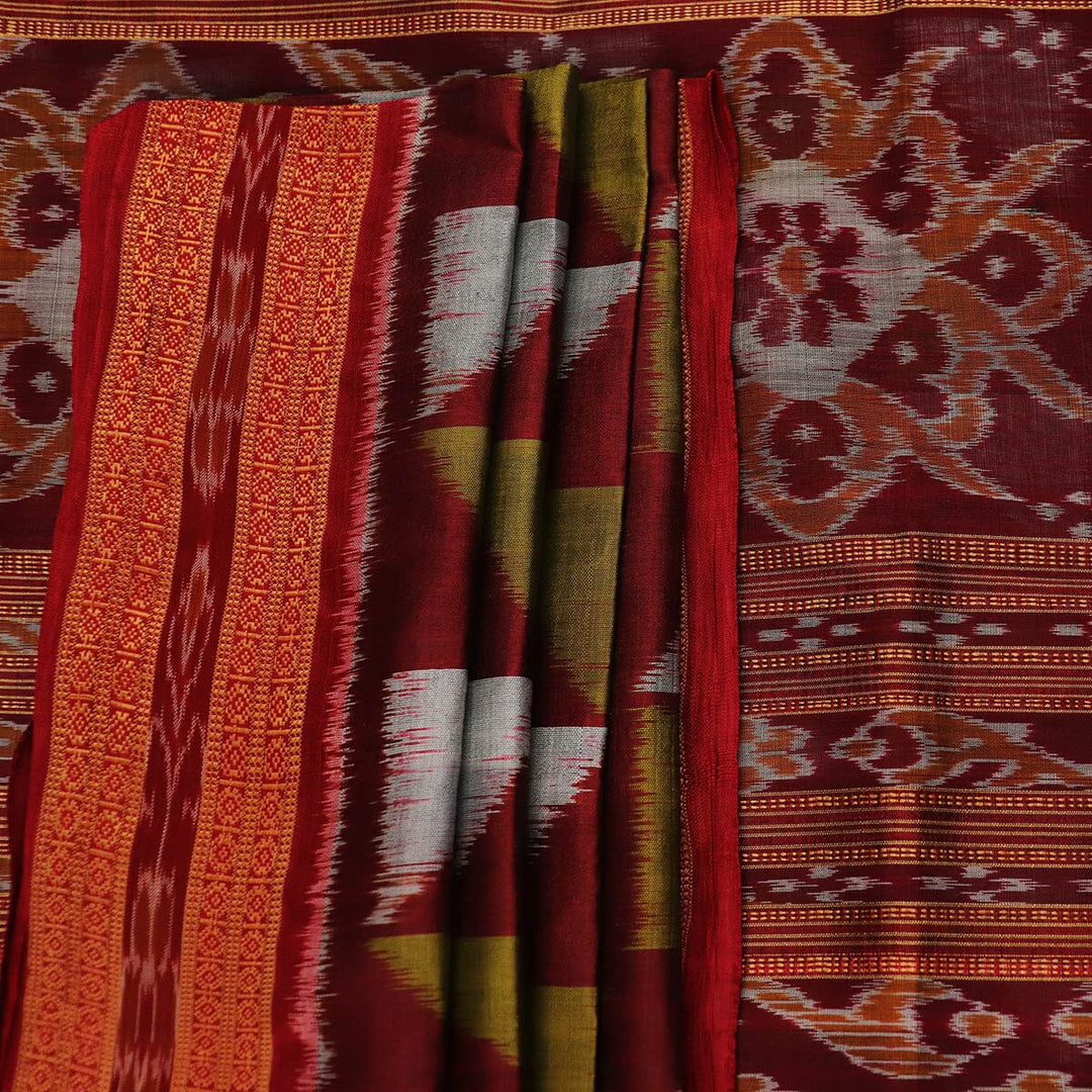 Handloom Khandua Silk Ikat Saree Handloom Saree_Khandua Silk Priyadarshini Handloom
