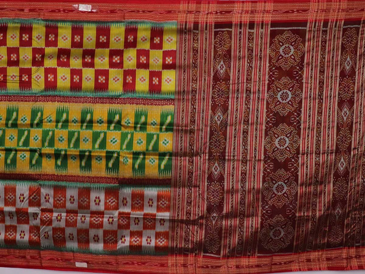 Handloom Khandua Silk Ikat Saree Handloom Saree_Khandua Silk Priyadarshini Handloom