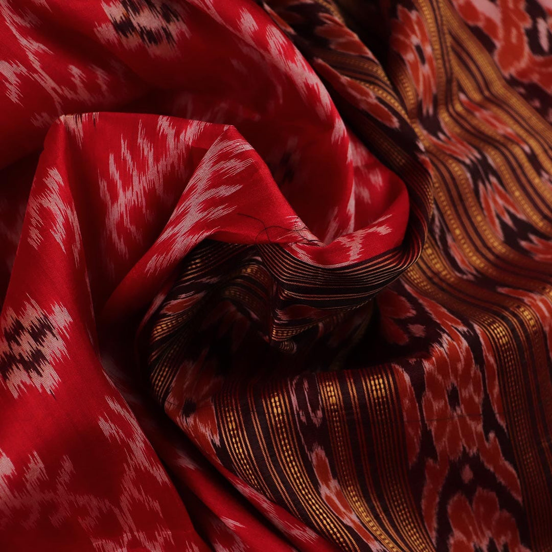Handloom Khandua Silk Ikat Saree Handloom Saree_Khandua Silk Priyadarshini Handloom