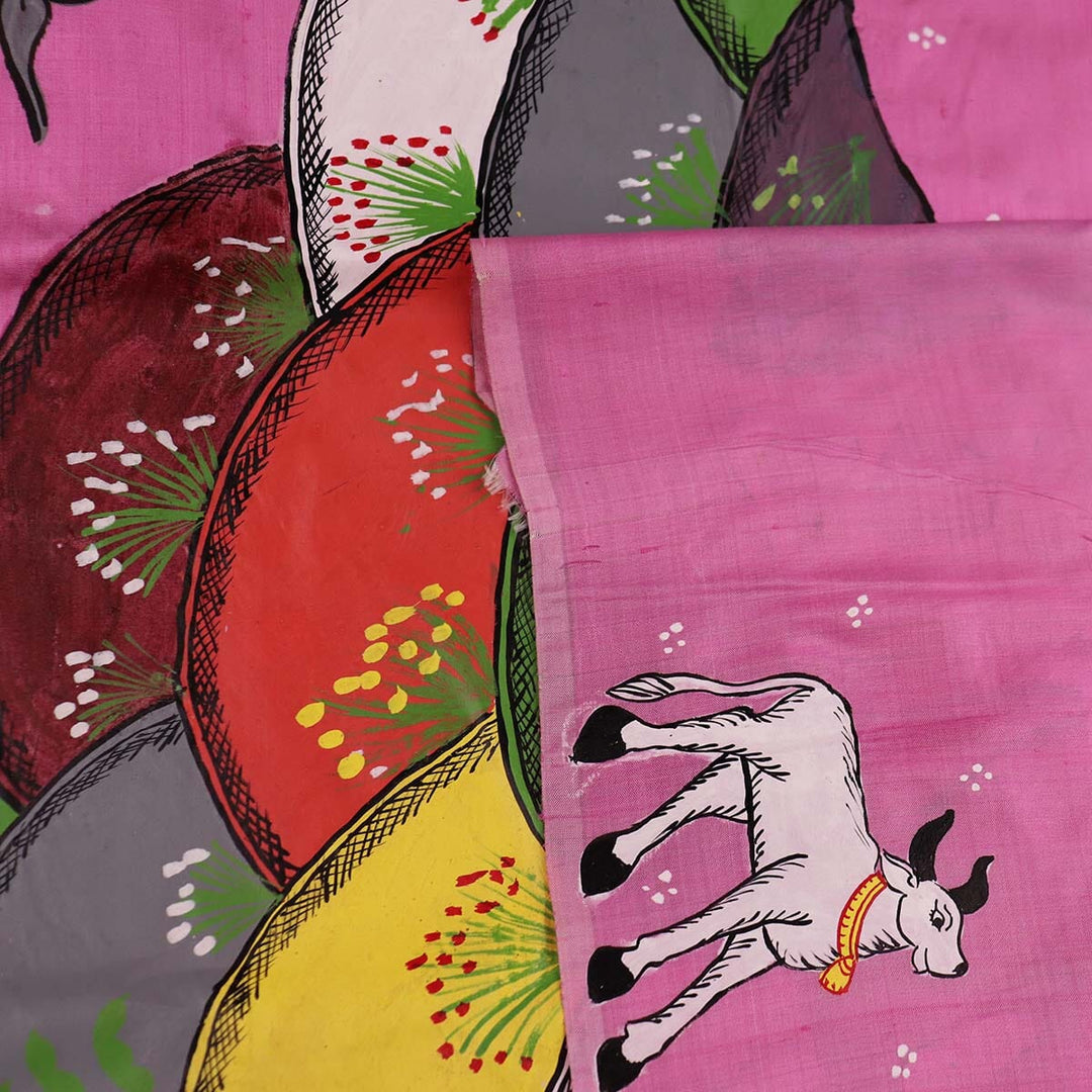 Handloom Patachitra Silk Saree Handloom Saree_Pattachitra silk Priyadarshini Handloom