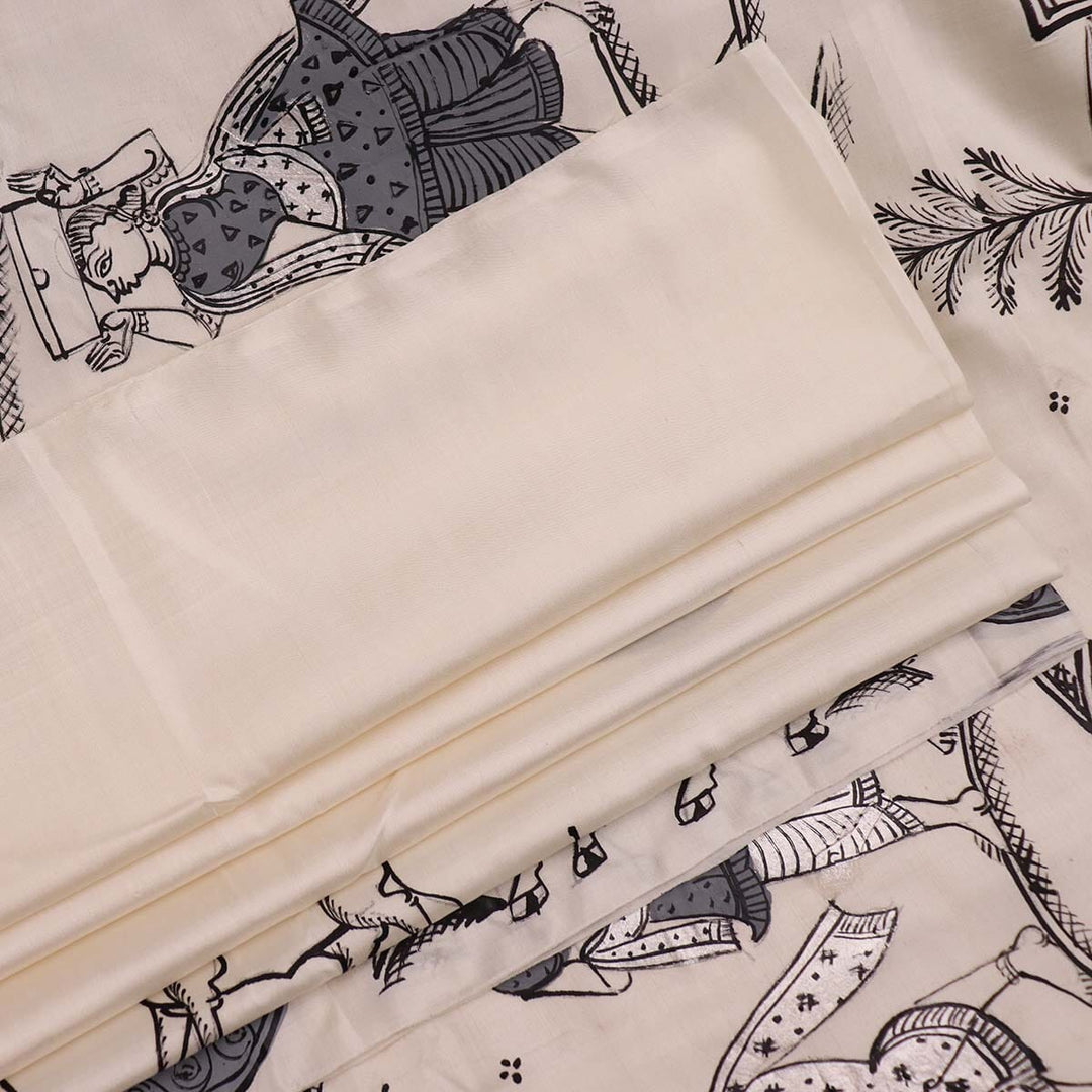 Handloom Patachitra Silk Saree Handloom Saree_Pattachitra silk Priyadarshini Handloom