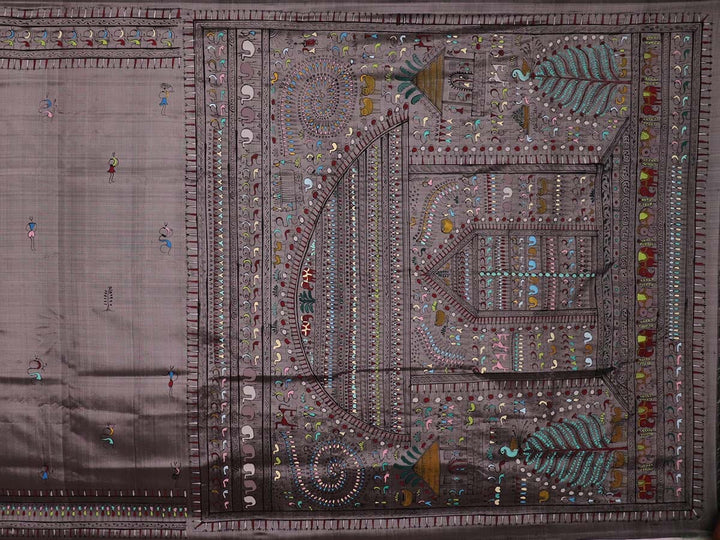 Handloom Patachitra Silk Saree Handloom Saree_Pattachitra silk Priyadarshini Handloom