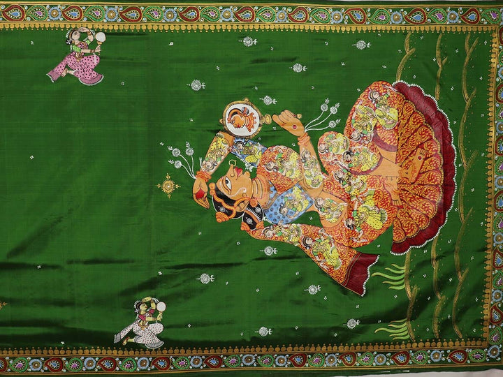 Handloom Patachitra Silk Saree Handloom Saree_Pattachitra silk Priyadarshini Handloom