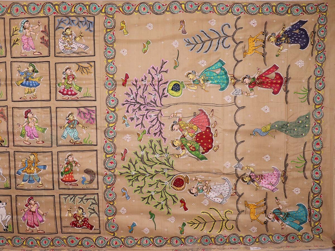 Handloom Patachitra Silk Saree Handloom Saree_Pattachitra silk Priyadarshini Handloom