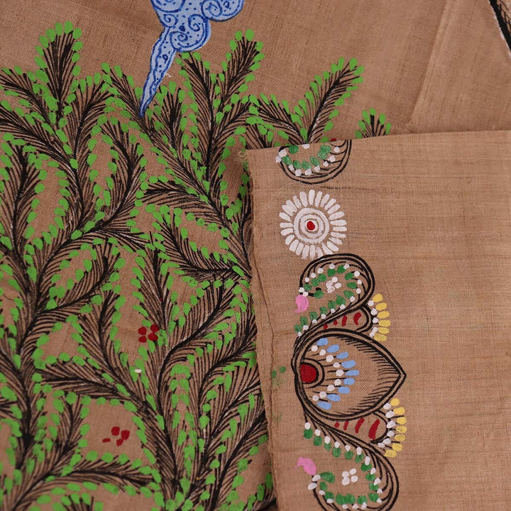 Handloom Patachitra Silk Saree Handloom Saree_Pattachitra silk Priyadarshini Handloom