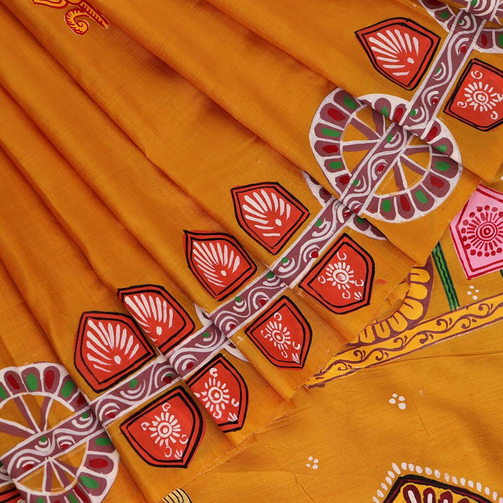 Handloom Patachitra Silk Saree Handloom Saree_Pattachitra silk Priyadarshini Handloom 