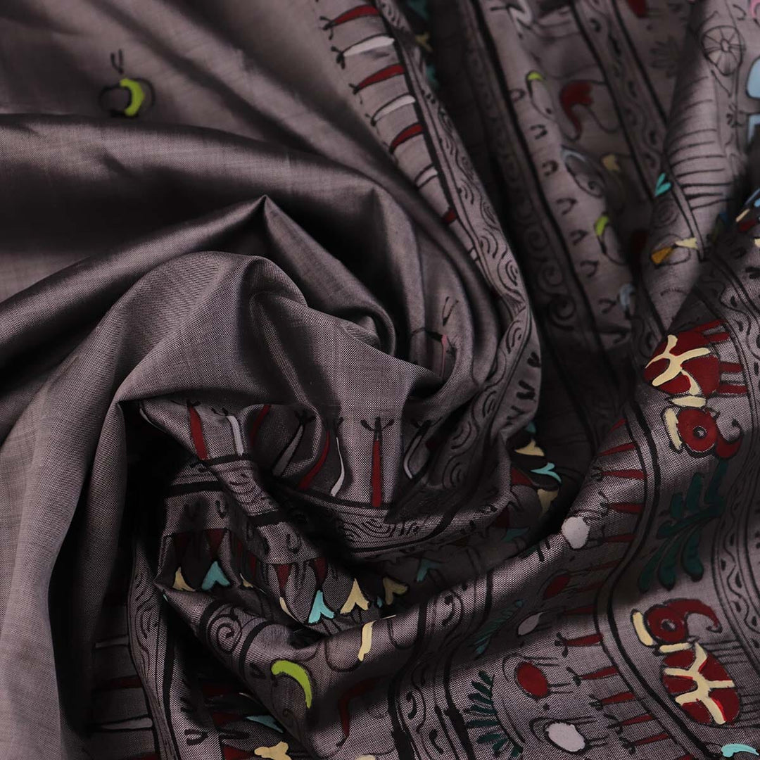 Handloom Patachitra Silk Saree Handloom Saree_Pattachitra silk Priyadarshini Handloom