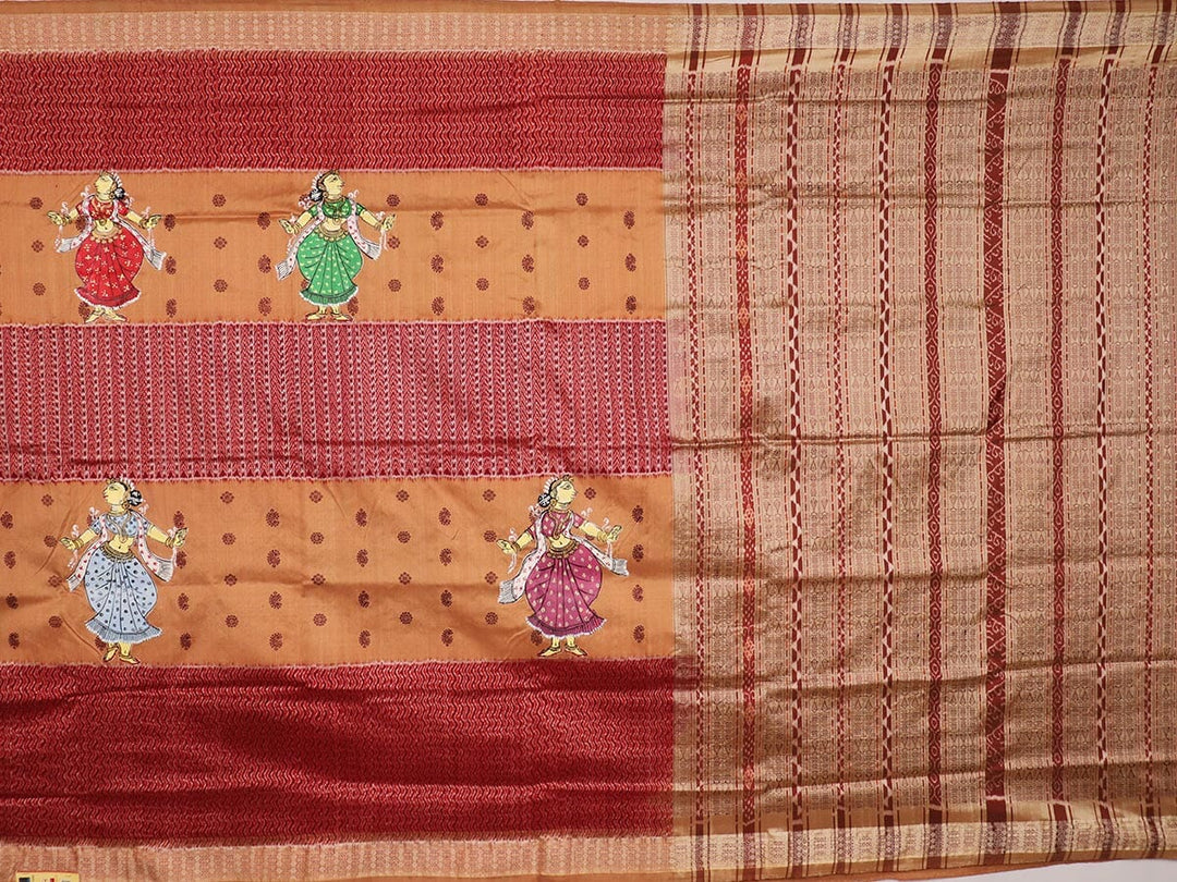 Handloom Patachitra Silk Saree Handloom Saree_Pattachitra silk Priyadarshini Handloom