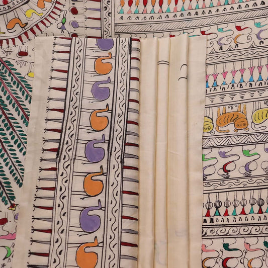 Handloom Patachitra Silk Saree Handloom Saree_Pattachitra silk Priyadarshini Handloom