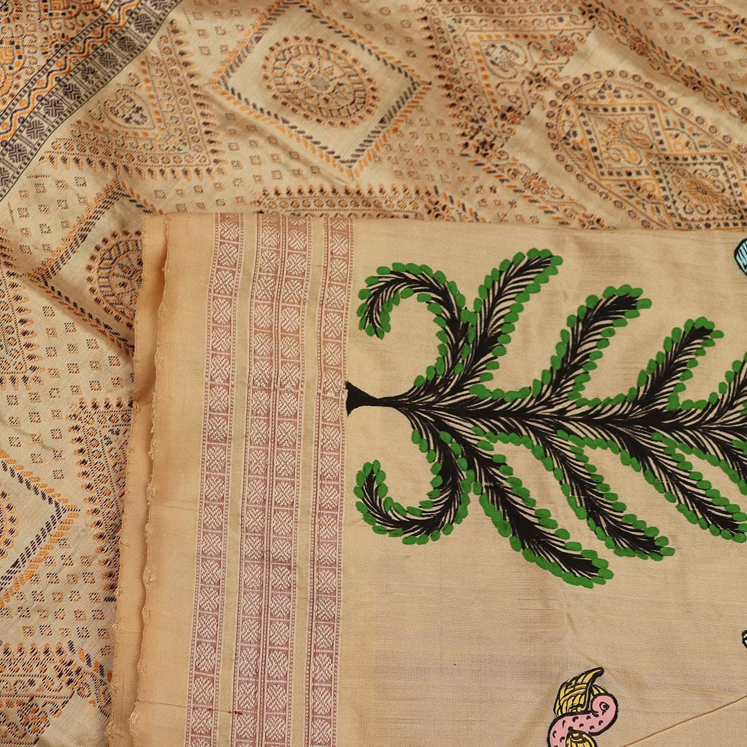 Handloom Patachitra Silk Saree Handloom Saree_Pattachitra silk Priyadarshini Handloom