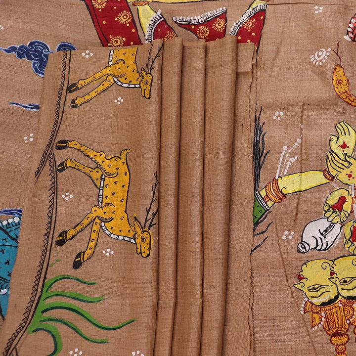 Handloom Patachitra Silk Saree Handloom Saree_Pattachitra silk Priyadarshini Handloom
