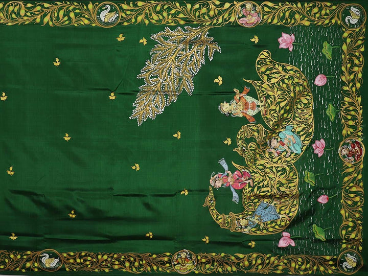 Handloom Patachitra Silk Saree Handloom Saree_Pattachitra silk Priyadarshini Handloom
