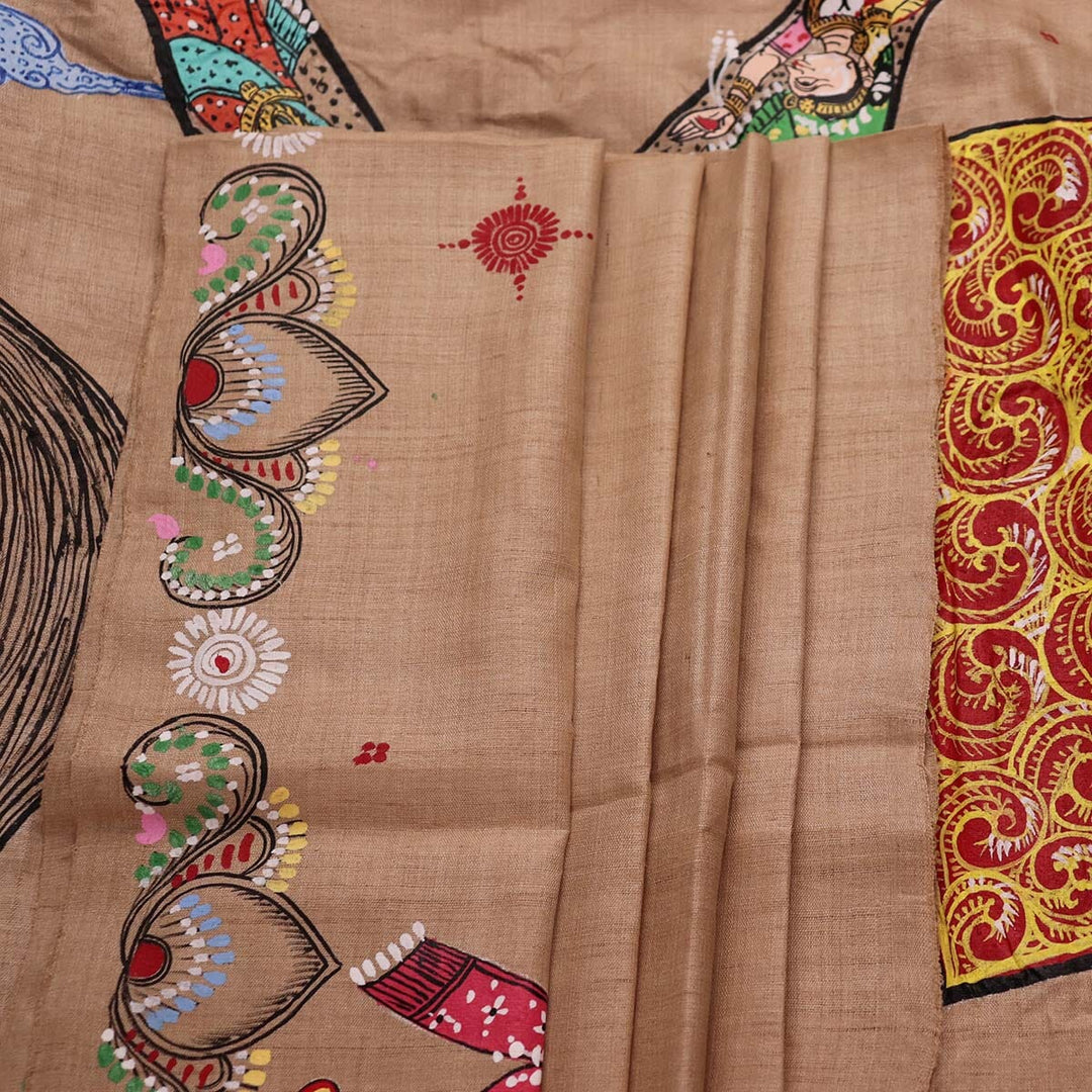 Handloom Patachitra Silk Saree Handloom Saree_Pattachitra silk Priyadarshini Handloom