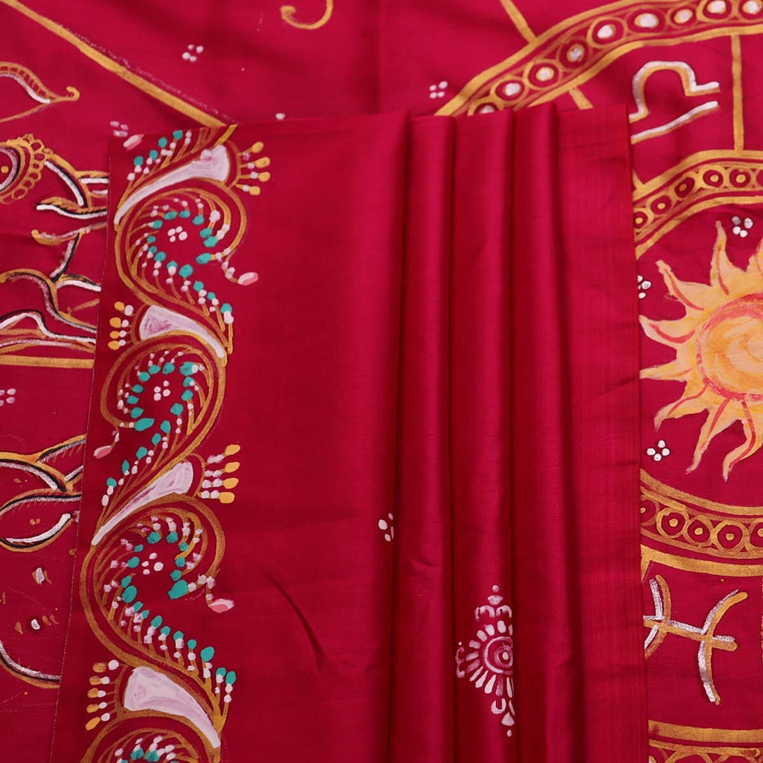 Handloom Patachitra Silk Saree Handloom Saree_Pattachitra silk Priyadarshini Handloom