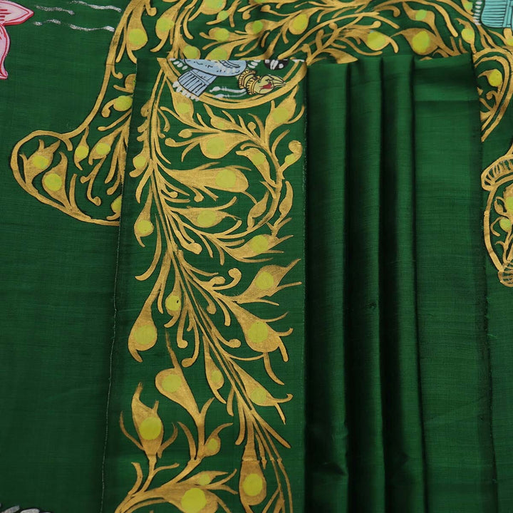 Handloom Patachitra Silk Saree Handloom Saree_Pattachitra silk Priyadarshini Handloom