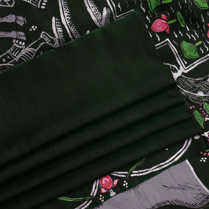 Handloom Patachitra Silk Saree Handloom Saree_Pattachitra silk Priyadarshini Handloom