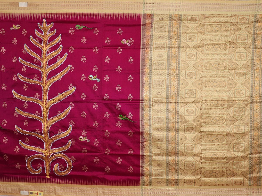 Handloom Patachitra Silk Saree Handloom Saree_Pattachitra silk Priyadarshini Handloom