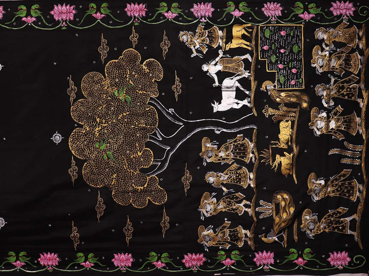 Handloom Patachitra Silk Saree Handloom Saree_Pattachitra silk Priyadarshini Handloom