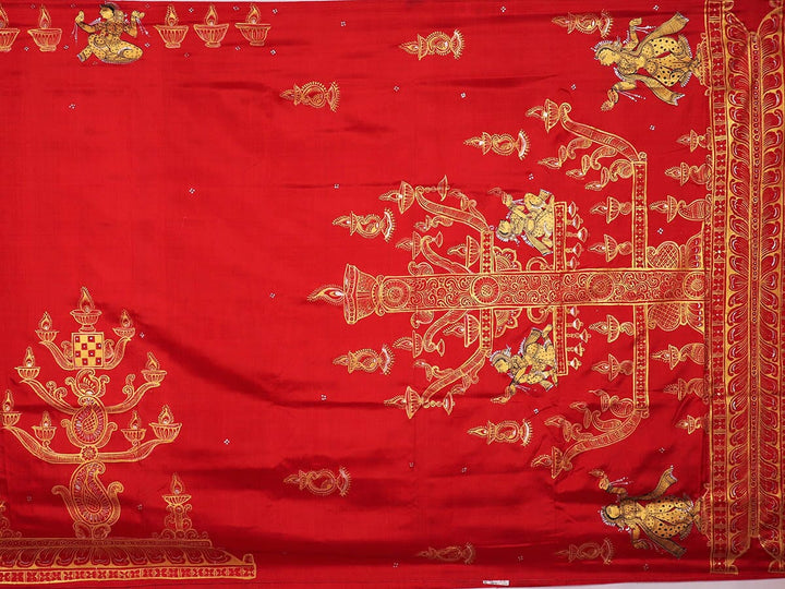 Handloom Patachitra Silk Saree Handloom Saree_Pattachitra silk Priyadarshini Handloom
