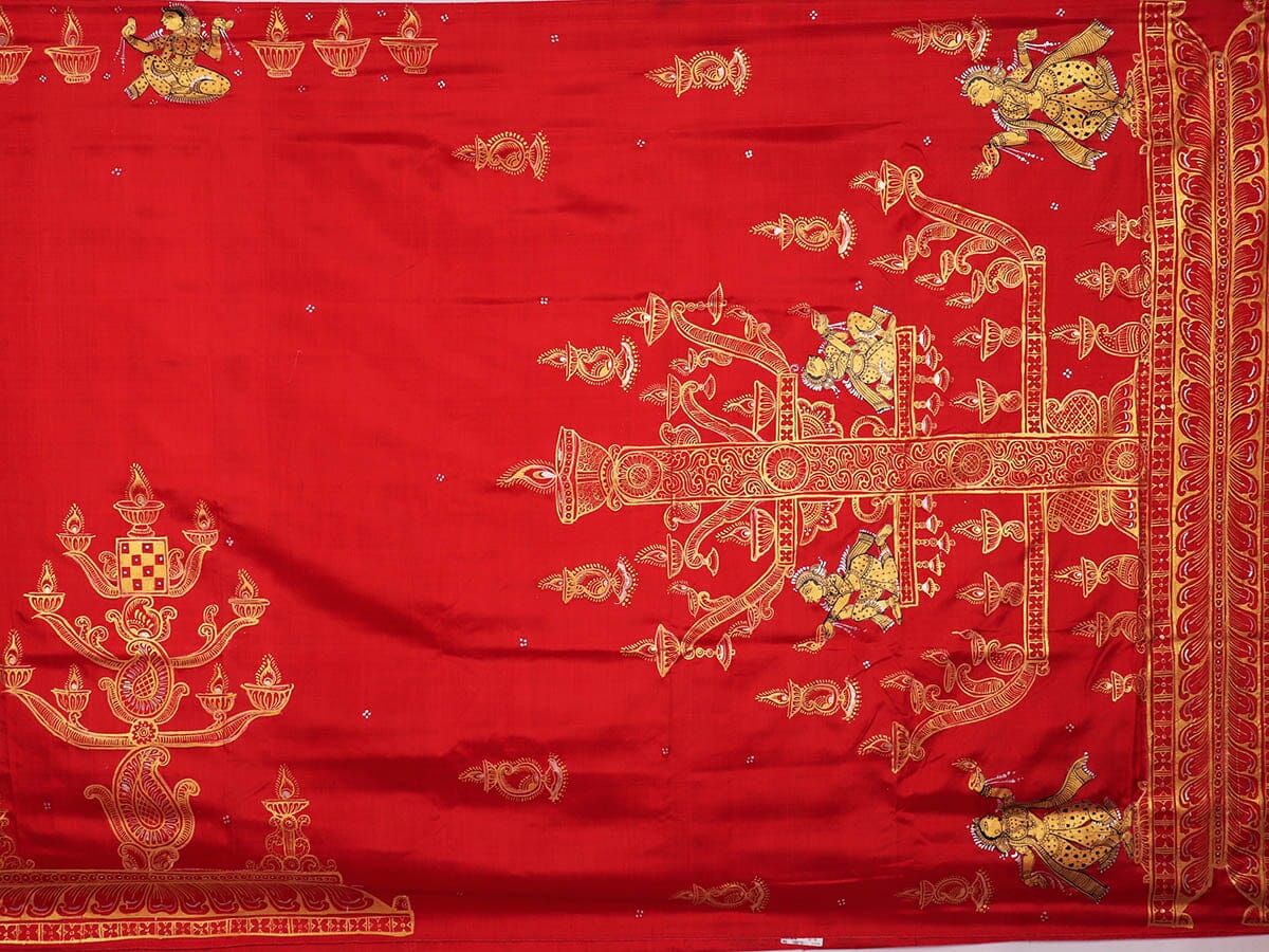 Handloom Patachitra Silk Saree Handloom Saree_Pattachitra silk Priyadarshini Handloom