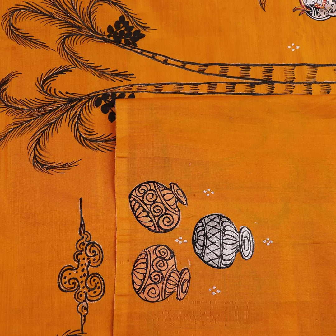 Handloom Patachitra Silk Saree Handloom Saree_Pattachitra silk Priyadarshini Handloom