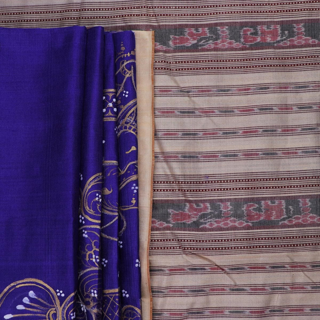 Handloom Patachitra Silk Saree Handloom Saree_Pattachitra silk Priyadarshini Handloom 