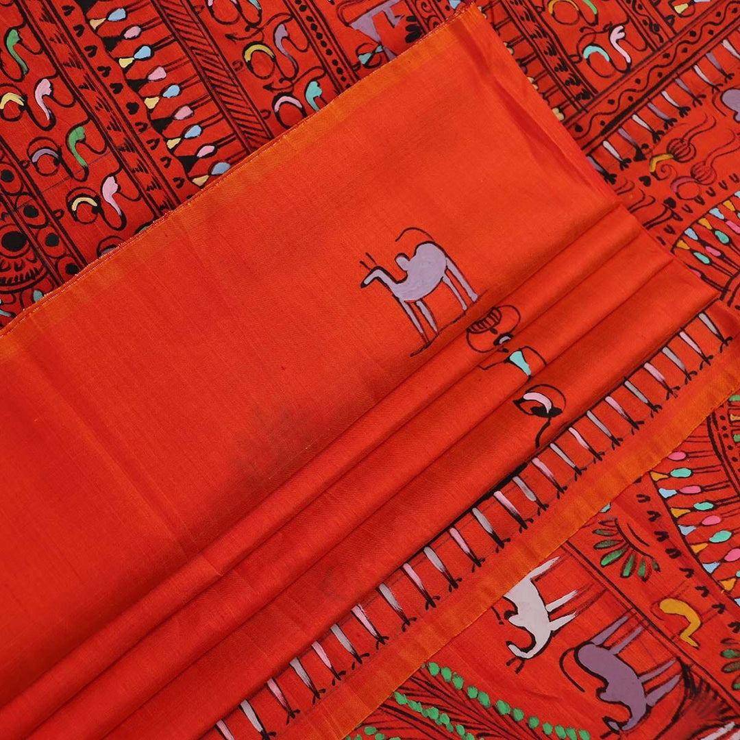 Handloom Patachitra Silk Saree Handloom Saree_Pattachitra silk Priyadarshini Handloom