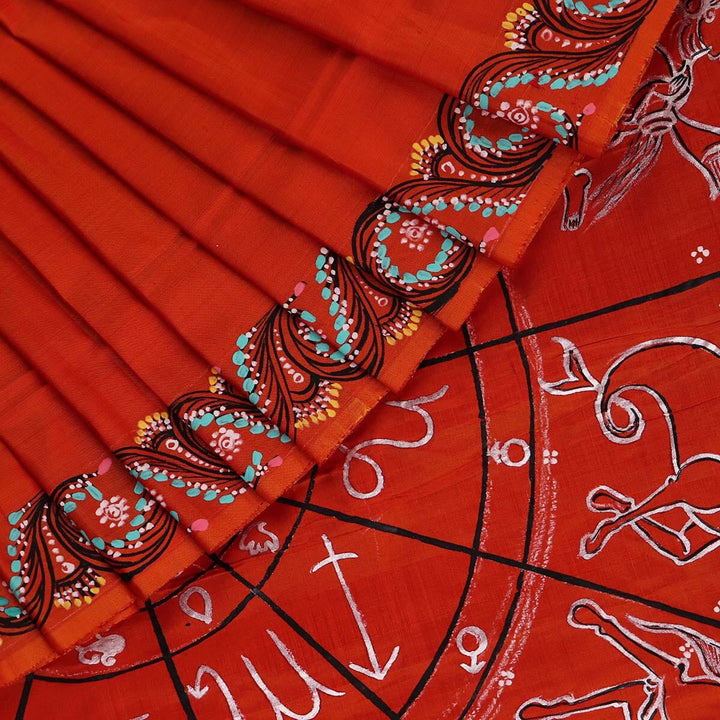 Priyadarshini Handloom - Pattachitra Silk Saree, Handloom Silk Saree, Hand-Painted Saree, Odisha Handloom, Indian Ethnic Wear, Women's Clothing.
