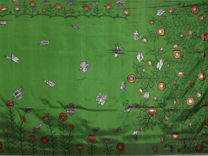 Handloom Patachitra Silk Saree Handloom Saree_Pattachitra silk Priyadarshini Handloom