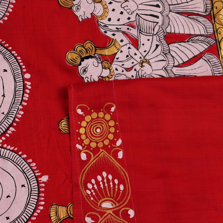 Handloom Patachitra Silk Saree Handloom Saree_Pattachitra silk Priyadarshini Handloom