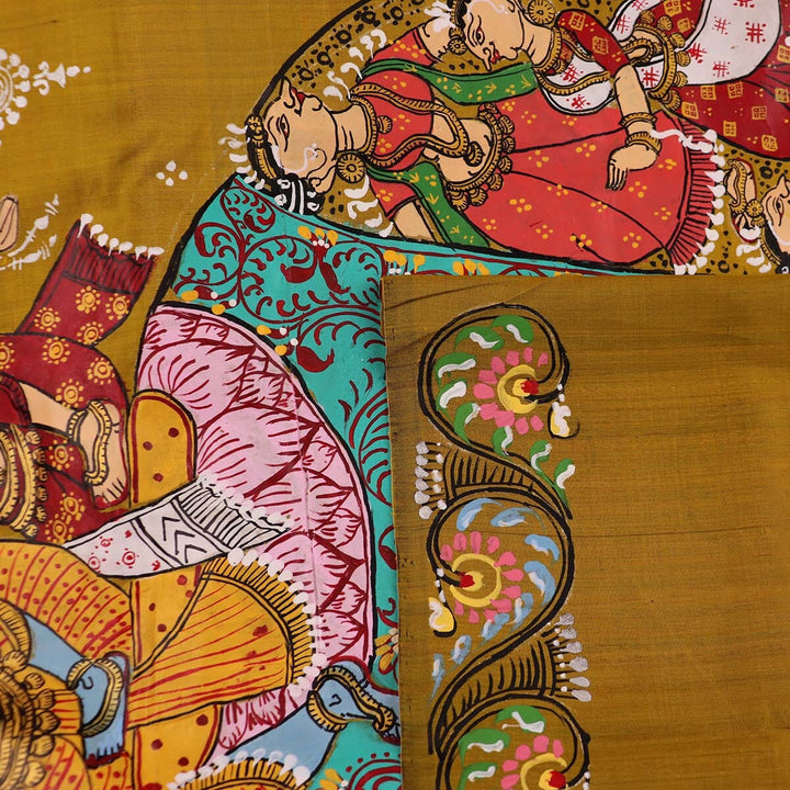 Handloom Patachitra Silk Saree Handloom Saree_Pattachitra silk Priyadarshini Handloom
