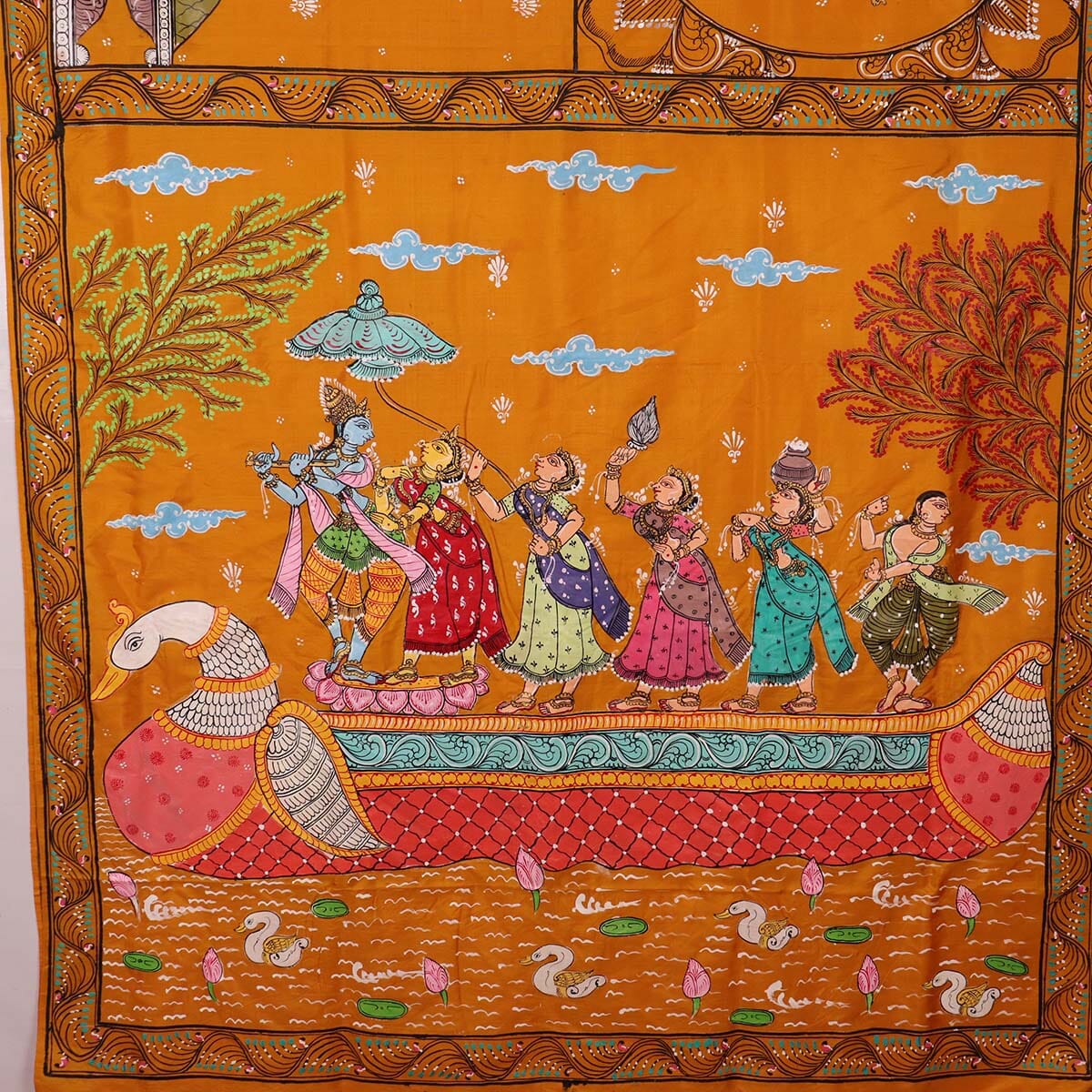 Handloom Patachitra Silk Saree Handloom Saree_Pattachitra silk Priyadarshini Handloom
