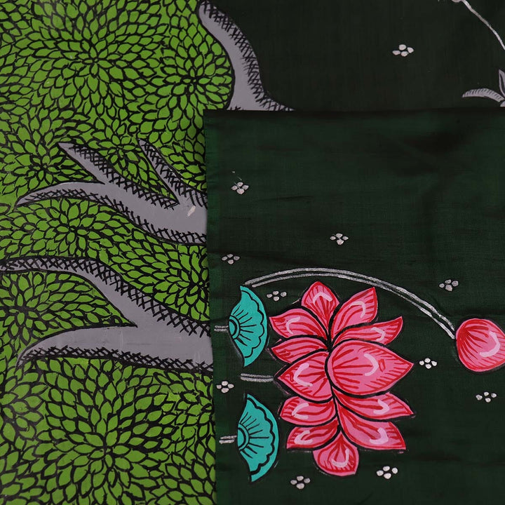 Handloom Patachitra Silk Saree Handloom Saree_Pattachitra silk Priyadarshini Handloom