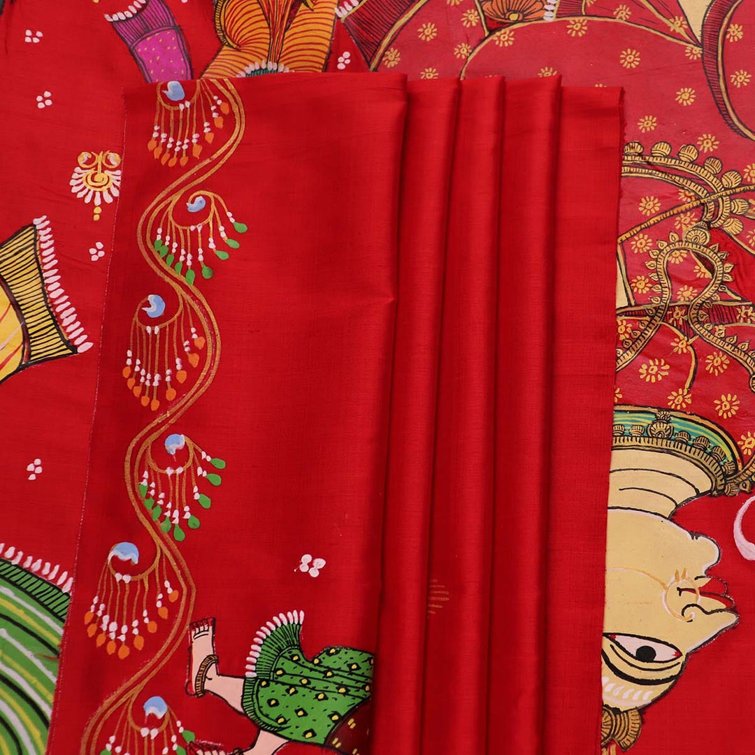 Handloom Patachitra Silk Saree Handloom Saree_Pattachitra silk Priyadarshini Handloom