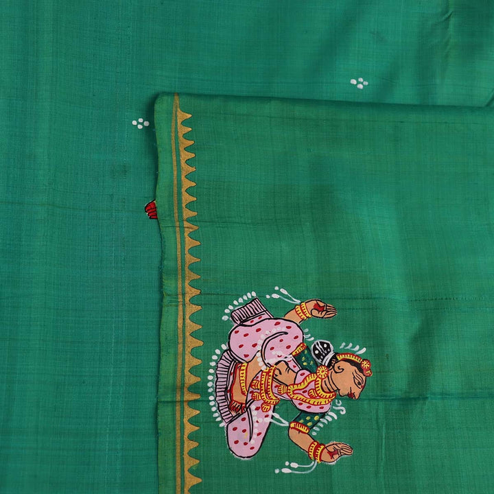 Handloom Patachitra Silk Saree Handloom Saree_Pattachitra silk Priyadarshini Handloom