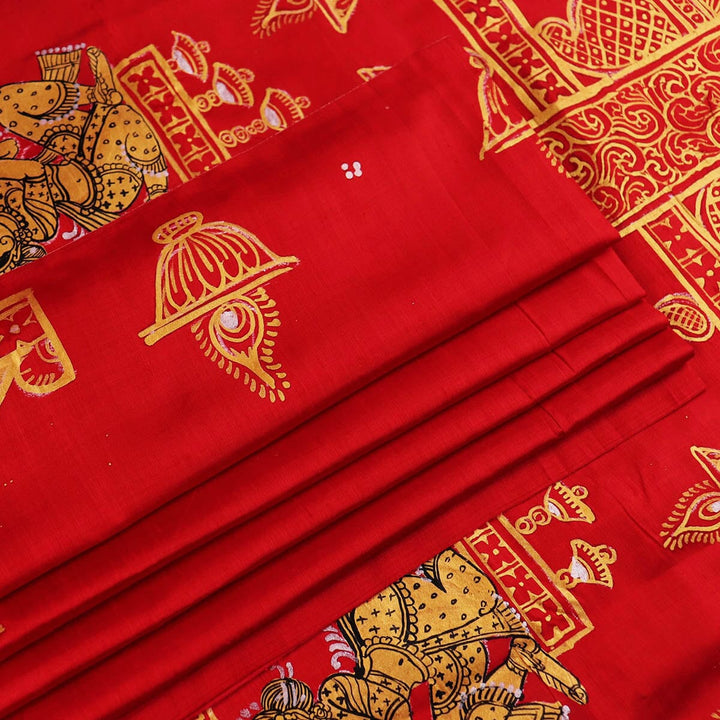 Handloom Patachitra Silk Saree Handloom Saree_Pattachitra silk Priyadarshini Handloom