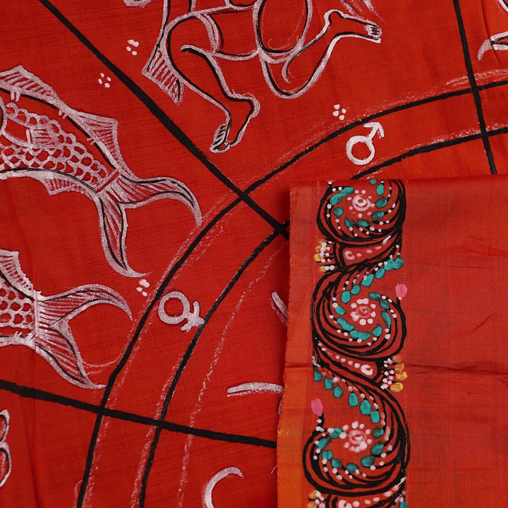 Handloom Patachitra Silk Saree Handloom Saree_Pattachitra silk Priyadarshini Handloom