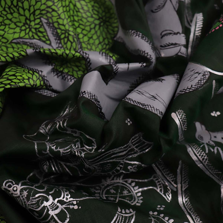 Handloom Patachitra Silk Saree Handloom Saree_Pattachitra silk Priyadarshini Handloom
