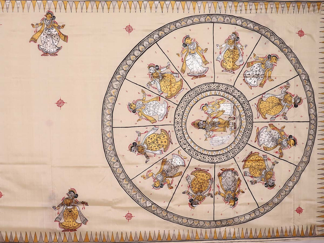 Handloom Patachitra Silk Saree Handloom Saree_Pattachitra silk Priyadarshini Handloom
