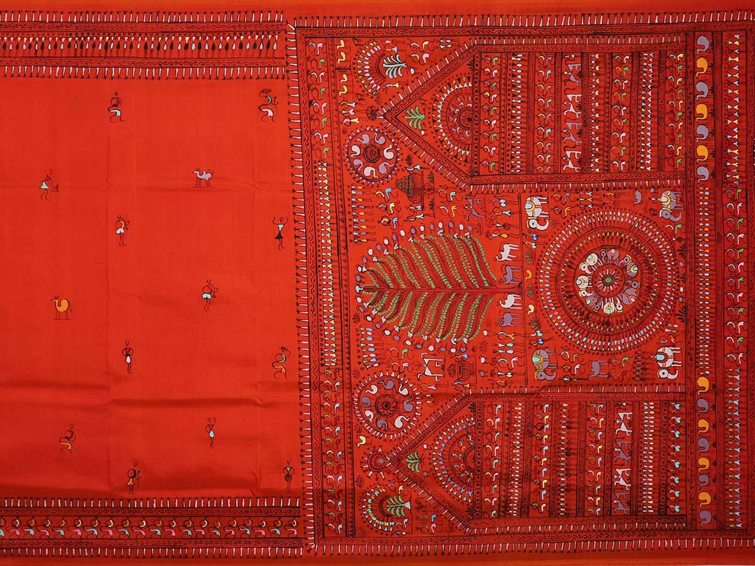 Handloom Patachitra Silk Saree Handloom Saree_Pattachitra silk Priyadarshini Handloom