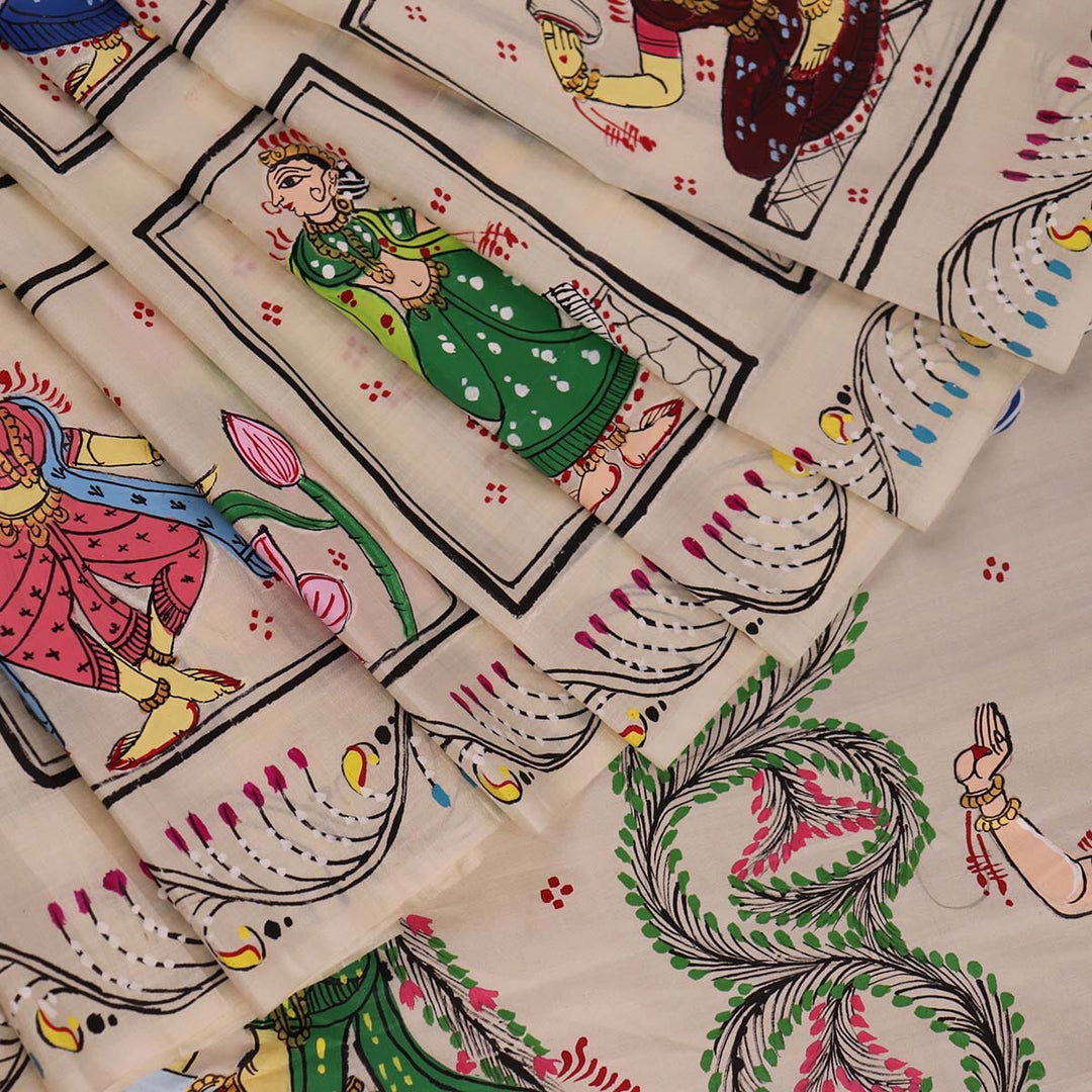 Handloom Patachitra Silk Saree Handloom Saree_Pattachitra silk Priyadarshini Handloom