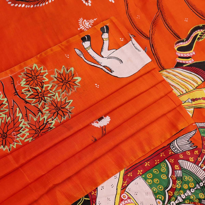 Handloom Patachitra Silk Saree Handloom Saree_Pattachitra silk Priyadarshini Handloom