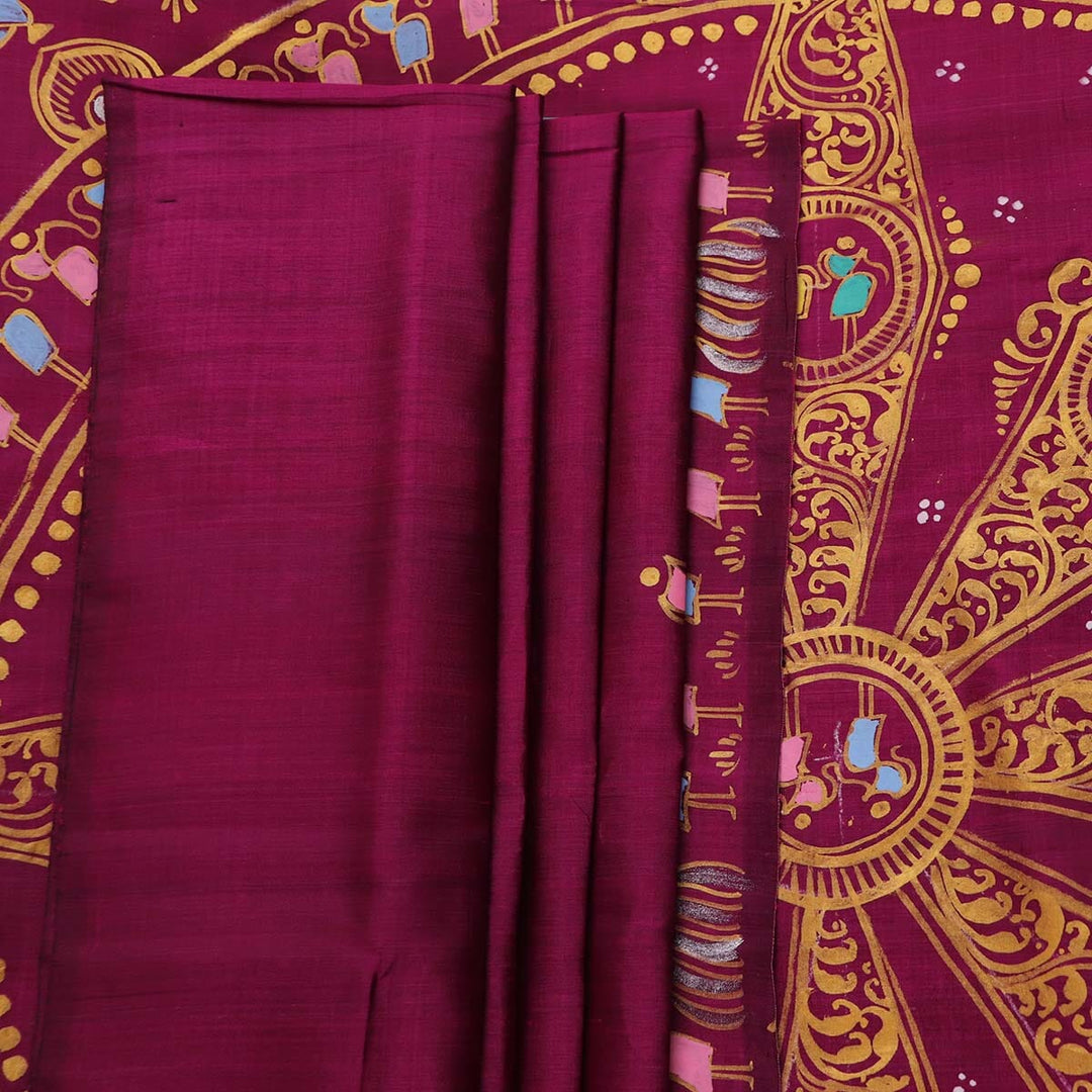 Handloom Patachitra Silk Saree Handloom Saree_Pattachitra silk Priyadarshini Handloom