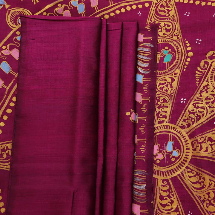 Handloom Patachitra Silk Saree Handloom Saree_Pattachitra silk Priyadarshini Handloom